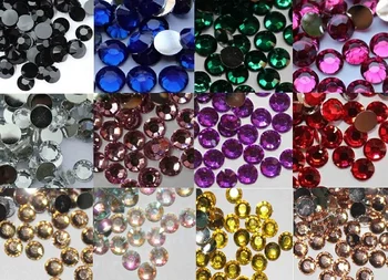 

10000pcs 4.8mm More Color Flat Back Acrylic Rhinestones Gems Scrapbooking Embellishment Craft Diy