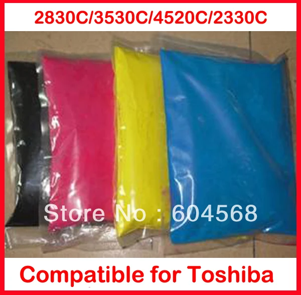 High quality color toner powder compatible Toshiba 2830C/3530C/4520C/2330C Free Shipping