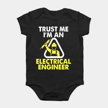 

Baby Onesie Baby Bodysuits kid t shirt Funny novelty Trust Me I'm An Electrical Engineer Shirt Electrician Tee cool