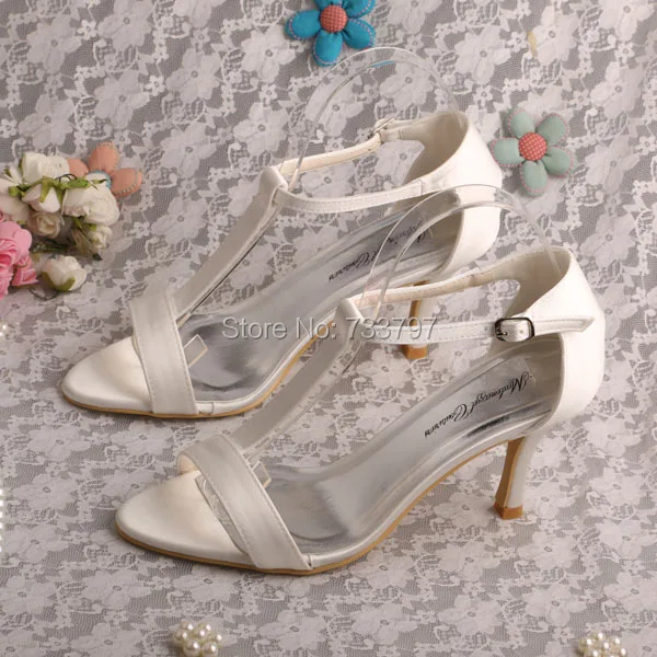 Wedopus MW500 Womens Thin Heel Elegant Wedding Bridal Sandals for Women