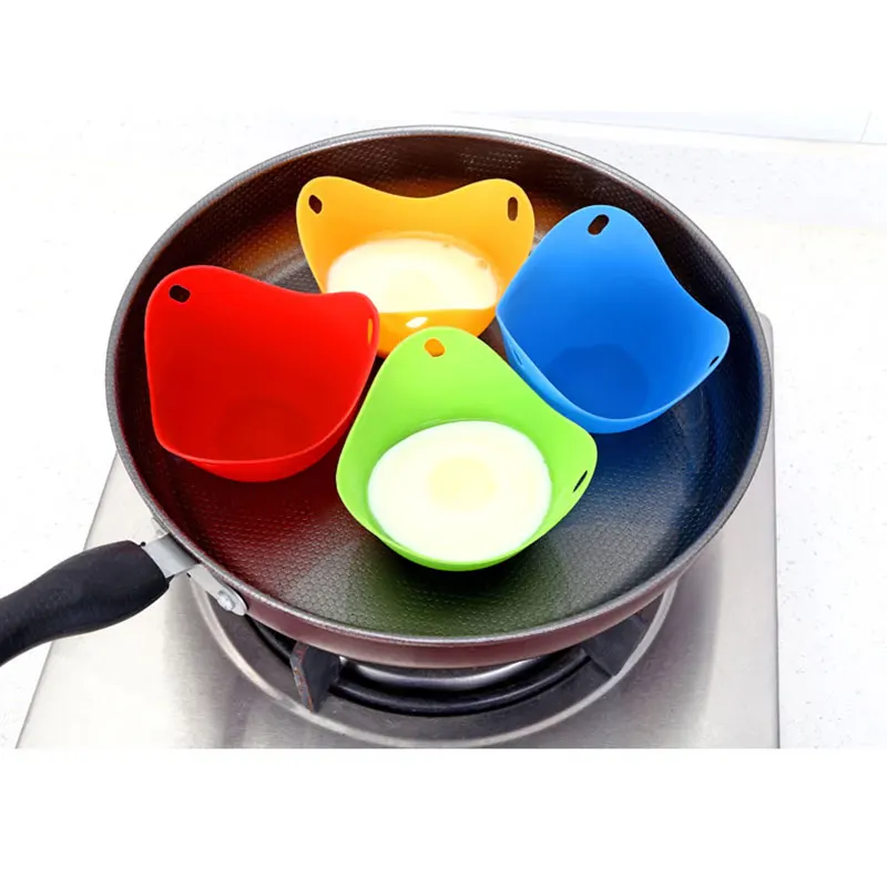 

1 Pz Silicone egg cooker High temperature cooker Environmental protection non-toxic Food grade silicone egg steamer Kitchen tool