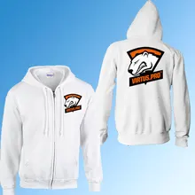 Gaming team virtus. pro vp zipper hoodies sweatshirt fliehen warme hoody mann mantel lässig clothing
