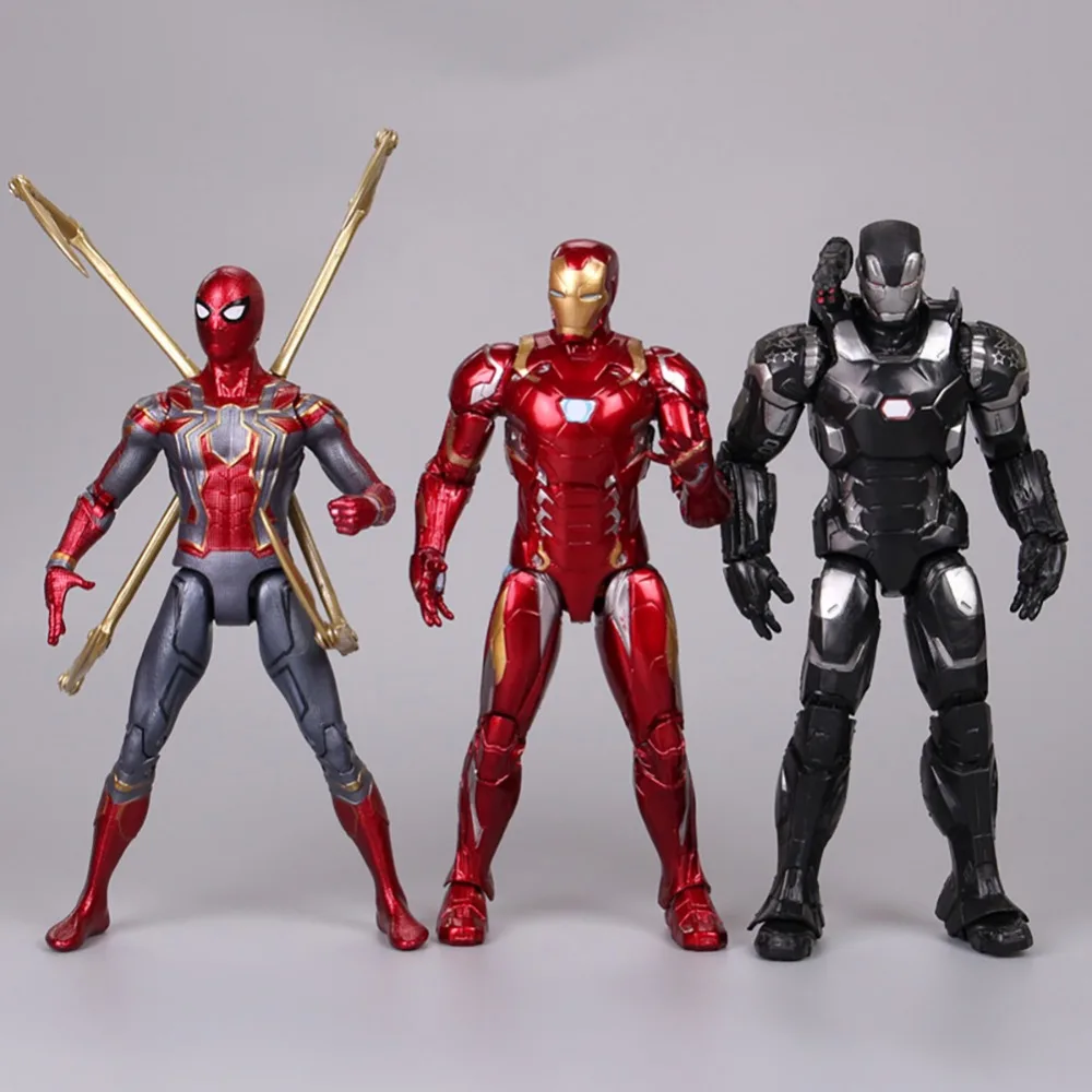 

Marvel Avengers Endgame Infinity war super heroes Action figures Ironman Thanos Hulk Ant-man Joint movable collection toys gifts