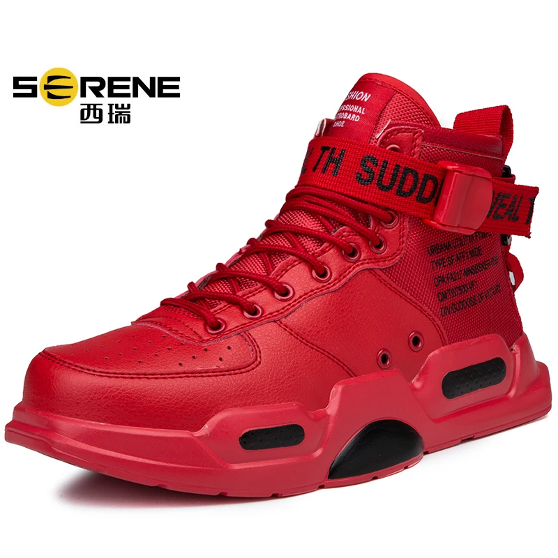 Tanie 2019 nowych moda mężczyzna Sneakers wysokiej góry przypadkowi buty mężczyzna czarny biały na zewnątrz Walking sport Jordan buty wygodne Size39 45