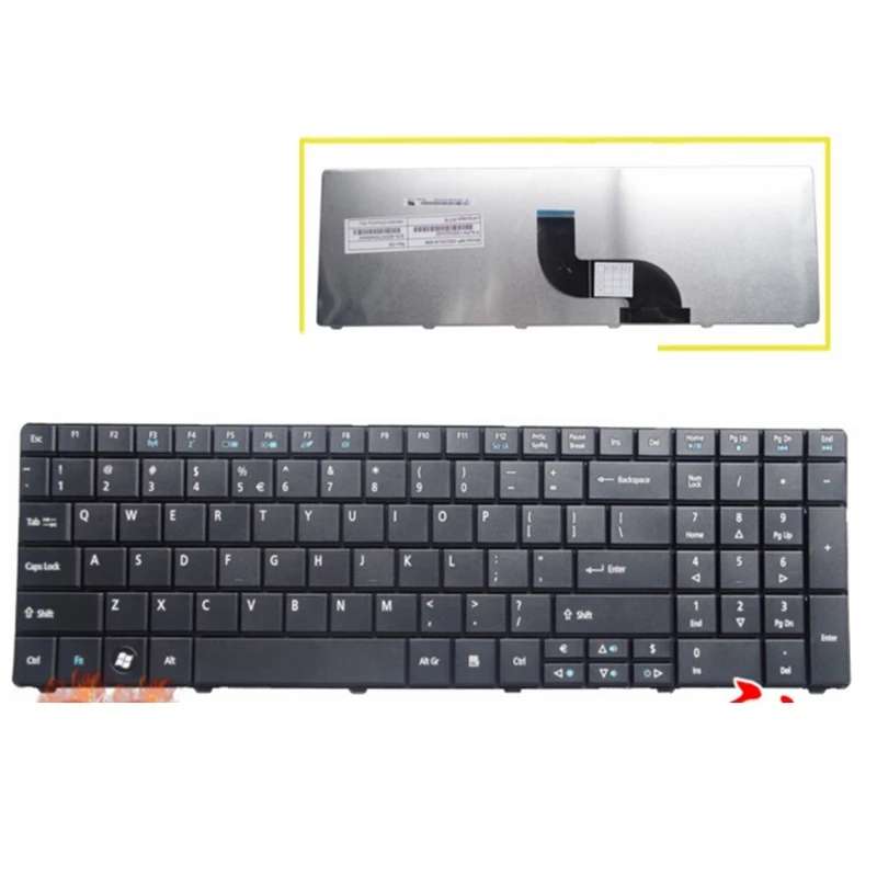 Английская клавиатура для Acer Aspire E1 521 531 571 новая английская ноутбуков с