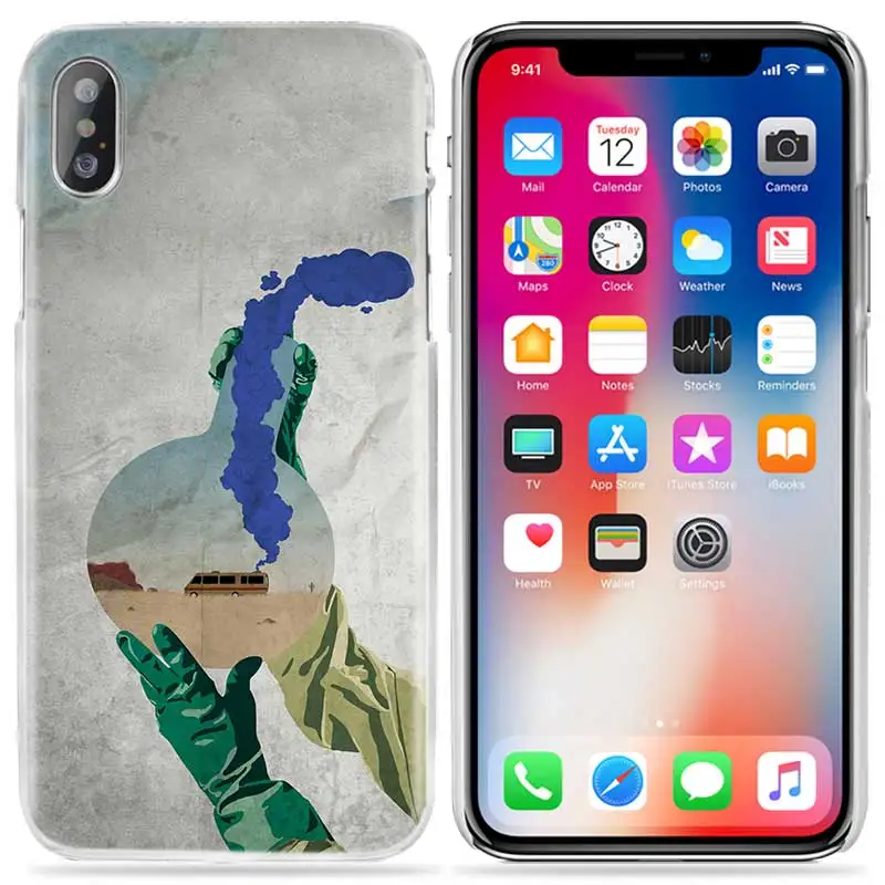 Чехол для iPhone XS Max XR X 10 7S 8 6 6S Plus 5S SE 5 4S 4 5C прозрачный жесткий пластик 11 Fundas Capa чехол для телефона