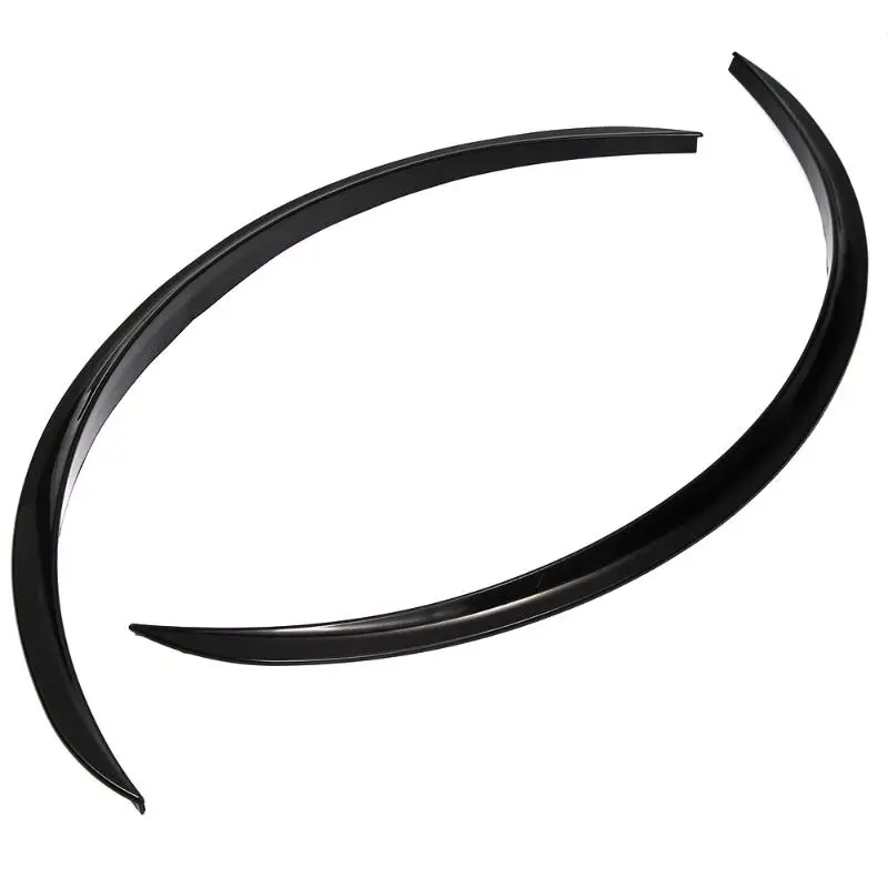 CARCHET Body Kits Carbon Fender Flare Wheel Eyebrow Sticker For Universal Car 2pcs Black