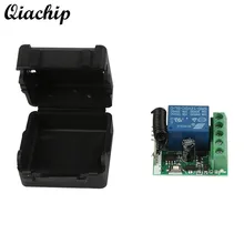 

QIACHIP DC 12V 1CH 433MHz Universal Wireless Remote Control Switch RF Relay Receiver 433 MHz Transmitter Button Module Z40