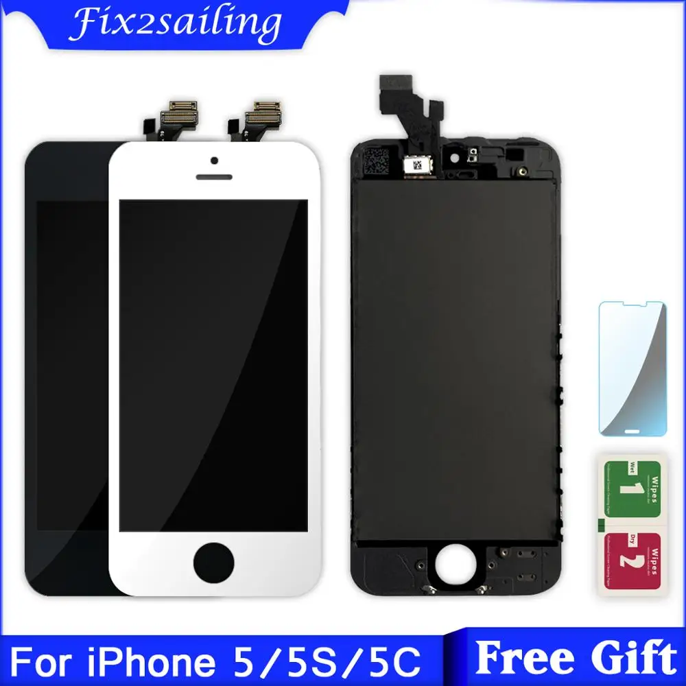 

AAA quality Display for iPhone 5 5S 5C SE 5SE LCD Display + touch screen digitizer replacement