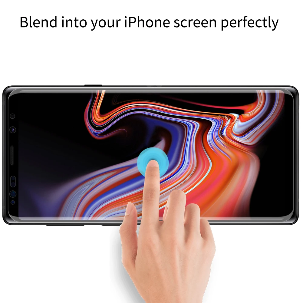 Закаленное стекло для samsung Galaxy Note 8, 9, S9, S9+ Plus, Nillkin DS+ MAX, полностью клеящееся Защитное стекло для samsung Note 9, 3D стекло