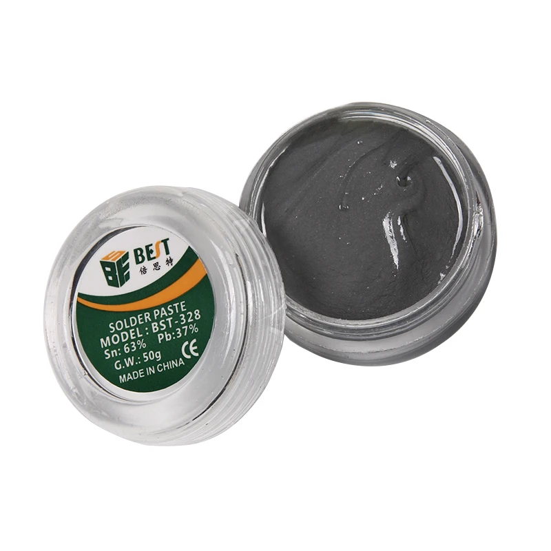 Solder Paste BST-328 50g Strong Lead-containing Silver Soldering Flux PCB BGA SMD Mobile Phones repair Solder Paste Welding flux (4)