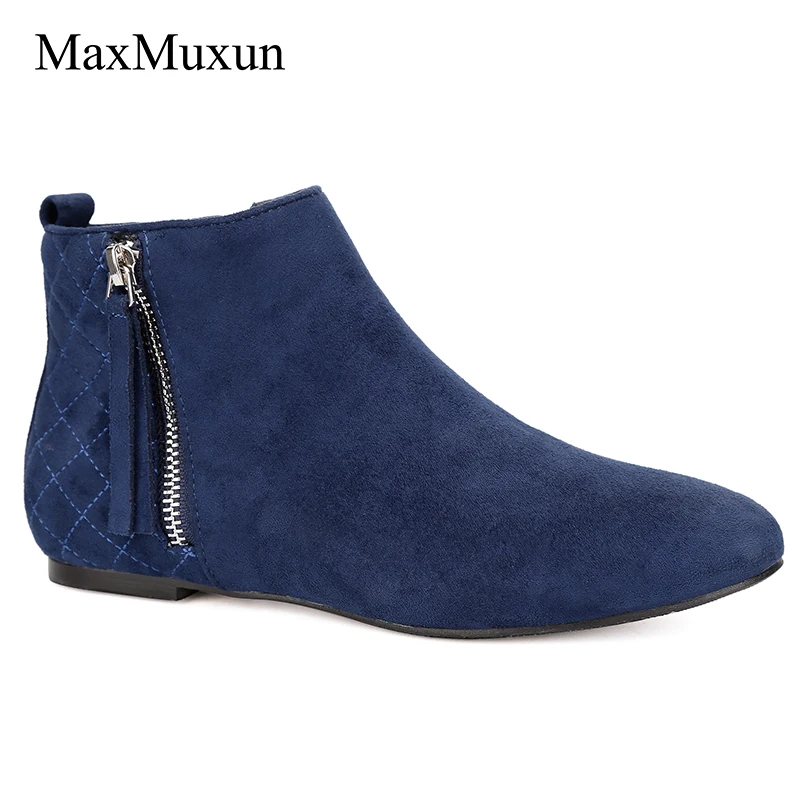 flat chelsea booties