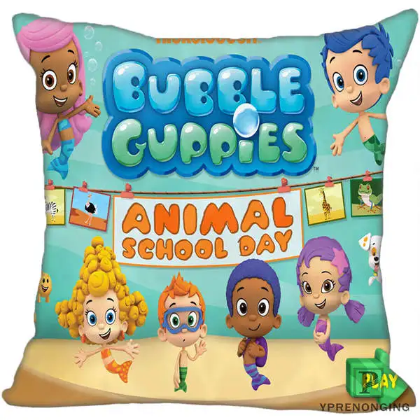 Заказная декоративная наволочка Bubble Guppies квадратная Наволочка на молнии лучший подарок(с одной стороны) 180516-23 - Цвет: Square Pillowcases