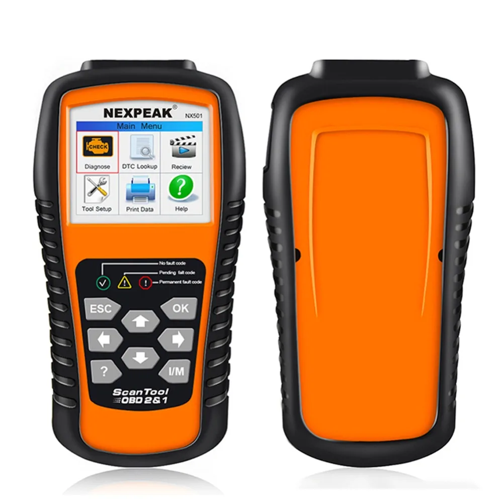 

OBD2 Automotive Scanner NEXPEAK NX501 Enhanced ODB2 Car Diagnostic Scanner Tool Multifunctional Check Better ELM327