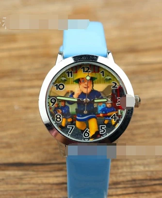 19cm long fireman sam cartoon watch toy kids party gift for birthday collection d10 miles morales toys
