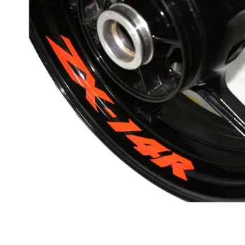 

for KAWASAKI ZX-14R ZX14R Seven Colors 8X Custom Inner Rim Decals Wheel Reflective Stickers Stripes