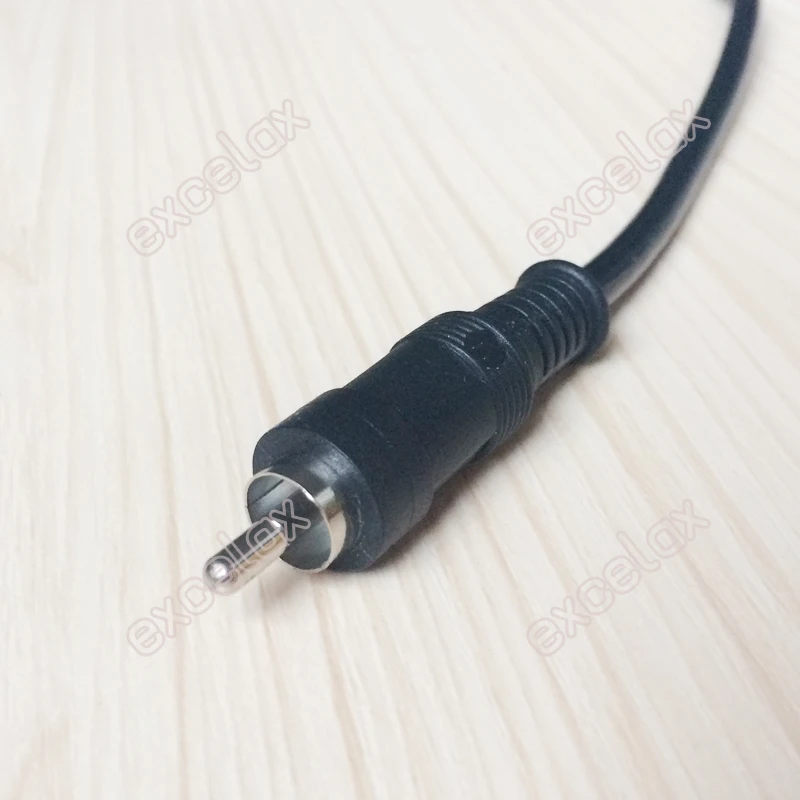 2 шт./лот 1 м 3,3 фута BNC штекер RCA штекер Конвертация видео кабель 75Ohm коаксиальный кабель AV адаптер для видеонаблюдения