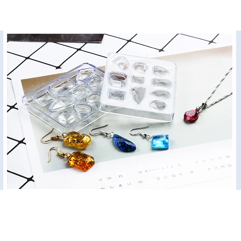 Прозрачная силиконовая форма, резиновое ожерелье, УФ полимерные формы для подвесных сережек, инструменты для изготовления ювелирных изделий