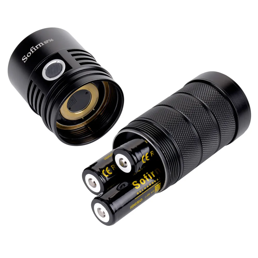 Sofirn SP36 4 * XPL2 мощный 6000LM светодиодный фонарик USB Перезаряжаемый 18650 многократная