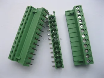 

Angle 12 way/pin 5.08mm Screw Terminal Block Connector Pluggable Type Green 20 Pcs Per Lot HOT Sale