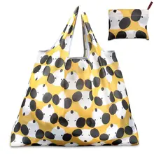 2018 New Foldable Handy Shopping Bag Reusable Cartoon Dog Tote Pouch Recycle Storage Handbags Home Storage Organization Bag