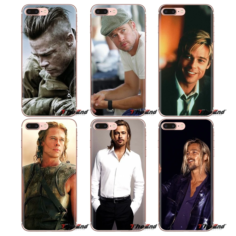 Силиконовый чехол для телефона Brad Pitt Superstar Мужской Для LG Spirit Motorola Moto X4 E4 E5 G5 G5S G6 Z Z2