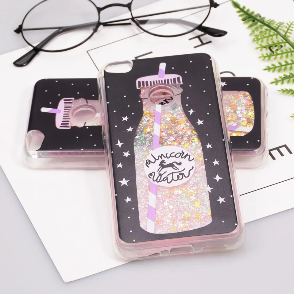Reaoom for Huawei P8 P9 Lite 2017 Case Glitter Dynamic Liquid Star Quicksand Bottle Unicorn Cover for Huawei p8 p9 lite 2017     (8)