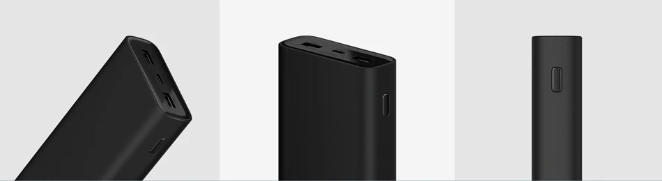 Из России- 20000 мАч Xiaomi Power Bank 3 Mi Power Bank Pro PLM07ZM с тройным выходом USB USB-C 45 Вт Двусторонняя Быстрая зарядка