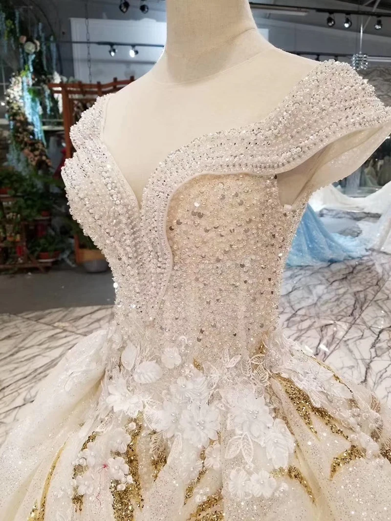 lss514 summer wedding dresses boho v-neck crystal cap sleeves floor length bridal dress gown ball gown vestido de noiva 2019 (6)