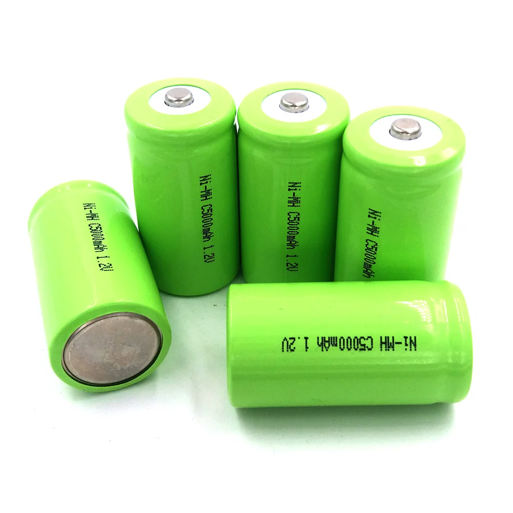 Аккумуляторная батарея Ni MH C 4 шт. 5000 мАч с двумя цифрами размер R14|batteries batteries|battery