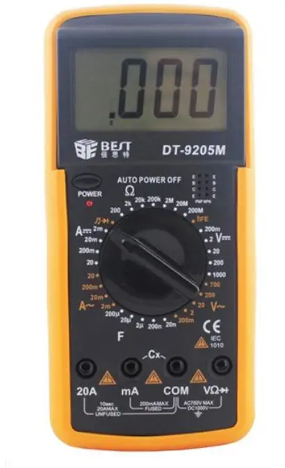 

BST-9205M Digital display Multimeters with Pens