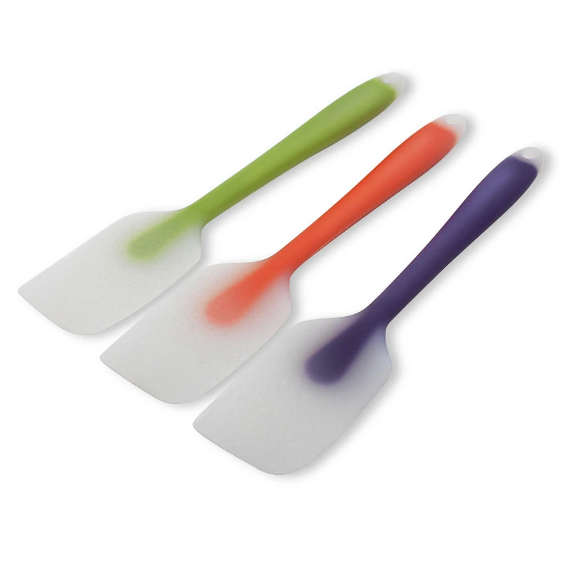  1pc Silicone Spatula Ustensiles Patisserie Baking Rubber Scraper Pastry Cake Scraper Bakery Accesso
