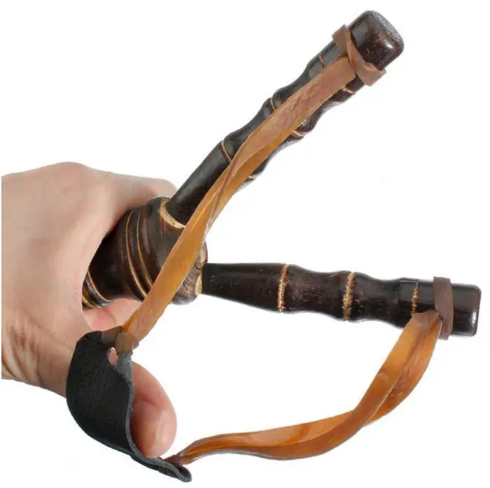 1 шт. бамбуковый стиль Sling Shot детские игрушки деревянная Рогатка лук катапульта охотничьи Игрушки для мальчиков#10