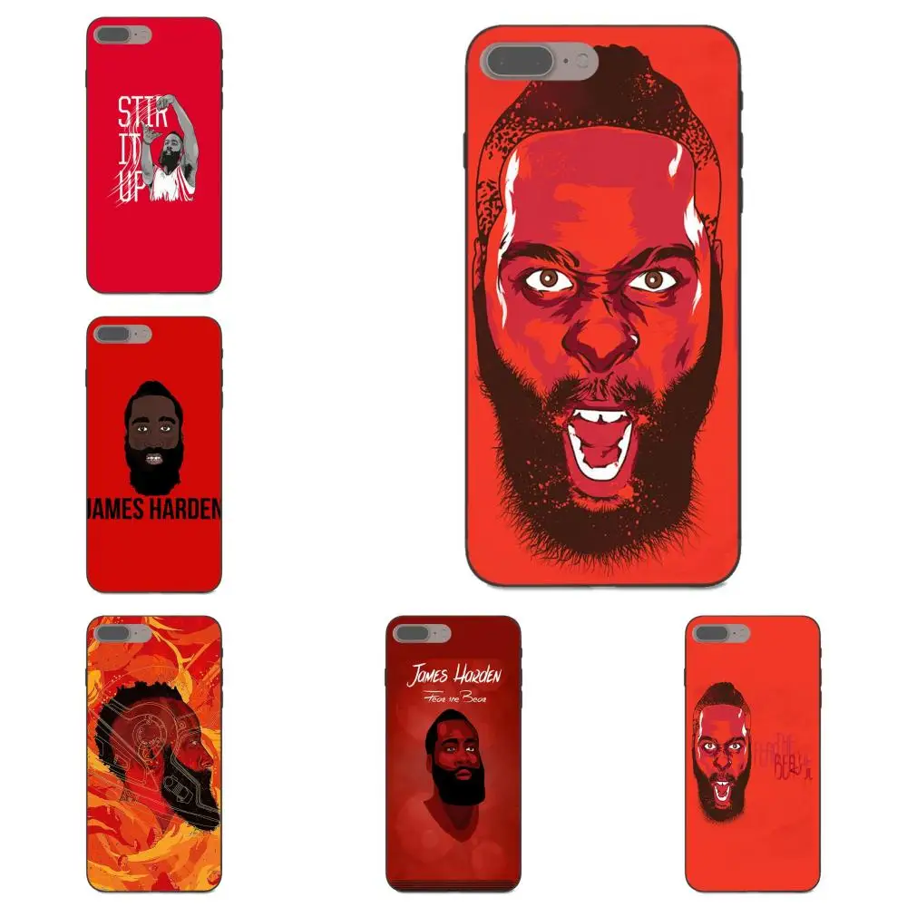 

Tpu Phone Case For Samsung Galaxy Note 4 8 9 G313 S3 S4 S5 S6 S7 S8 S9 S10 Edge Plus Lite I9082 Basketball James Harden