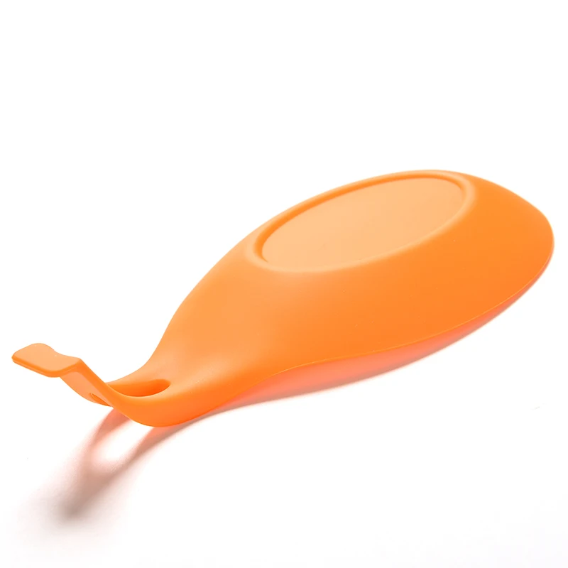 Силиконовая Термостойкая Ложка Вилка коврик для отдыха Посуда держатель для кухонной лопатки кухонный инструмент(случайный цвет