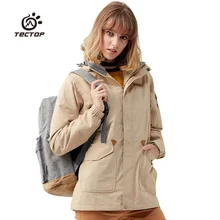 Отдых на открытом воздухе куртка Водонепроницаемый зимняя куртка Для женщин женские Охота одежда ветровка Тактический флис с подогревом Пеший Туризм Куртка