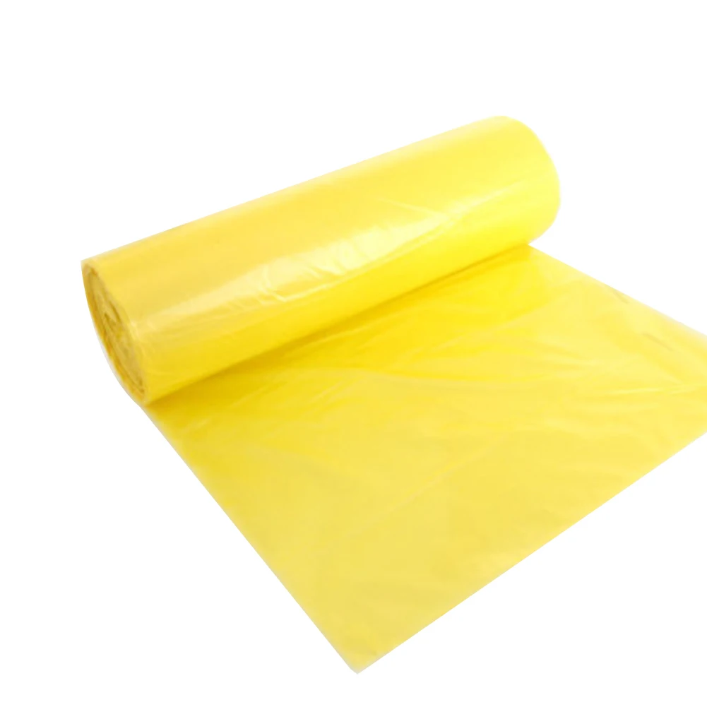 

Dustbin Liners Heavy Duty Bin Bags Refuse Sacks for Pedal Bin Bags Small Bin Liners 100 PCS M Yellow Yellow