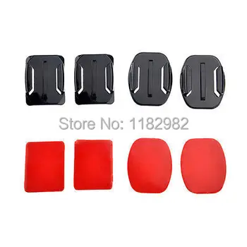 

4x GoPro Replacement Adhesive Helmet Mounts for HD Hero 1 2 3 4 Curved Flat