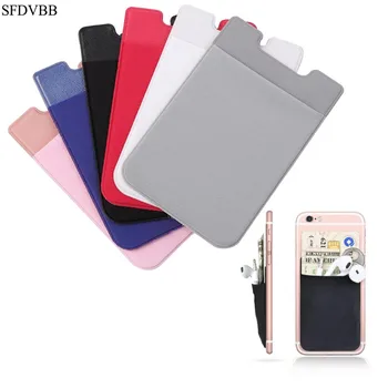 

SFDVBB Adhesive Sticker Mobile Phone Back Cards Wallet Credit ID Card Holder Pocket