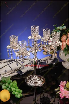 

6pcs Free shipping gold wedding candelabra Hotel Decoration Supplies Wedding decorations party decorations event decor