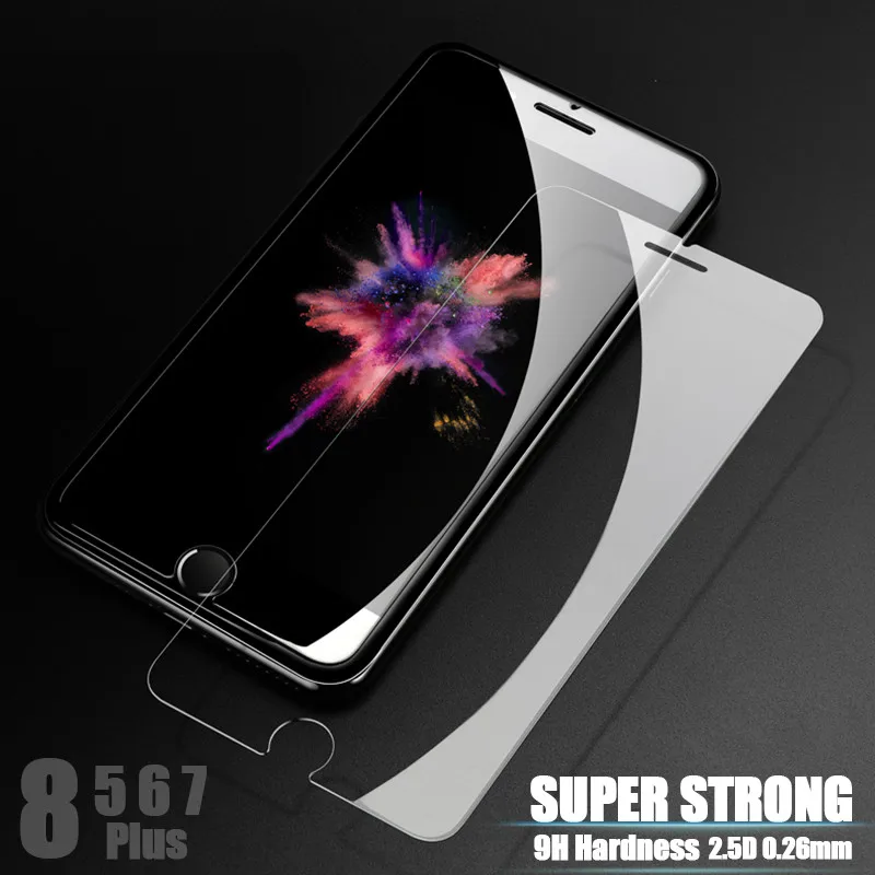 Закаленное стекло премиум класса 9H для iPhone 4 4S 5 5s 5se 6 s 7 8 plus X XS max XR iPod Touch Защитная