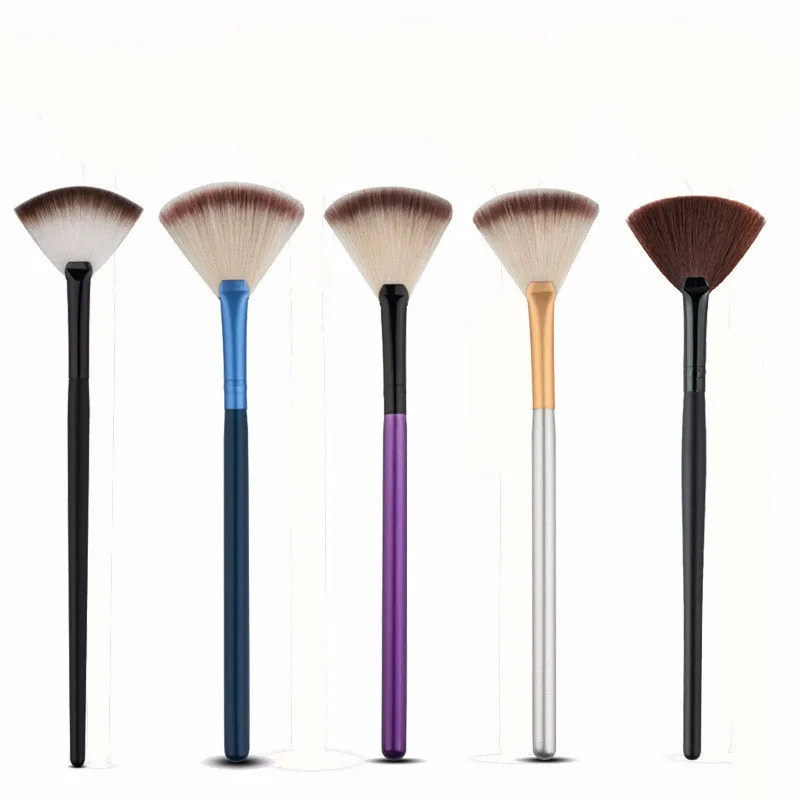 

1 Piece Novelty Fan Shape Makeup Brushes Portable Foundation Eyebrow Eyeshadow Brush Makeup Brush Cosmetic Beauty Tool
