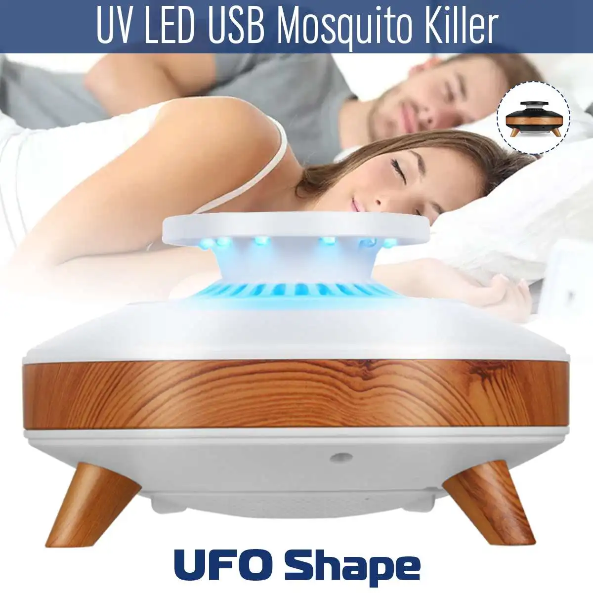 

Electric LED UV Light Mosquito Killer Intelligent Light Control Photocatalyst Inhalation Trapping