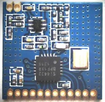 

SI4432 Wireless Module 433M max open area 1800m small size