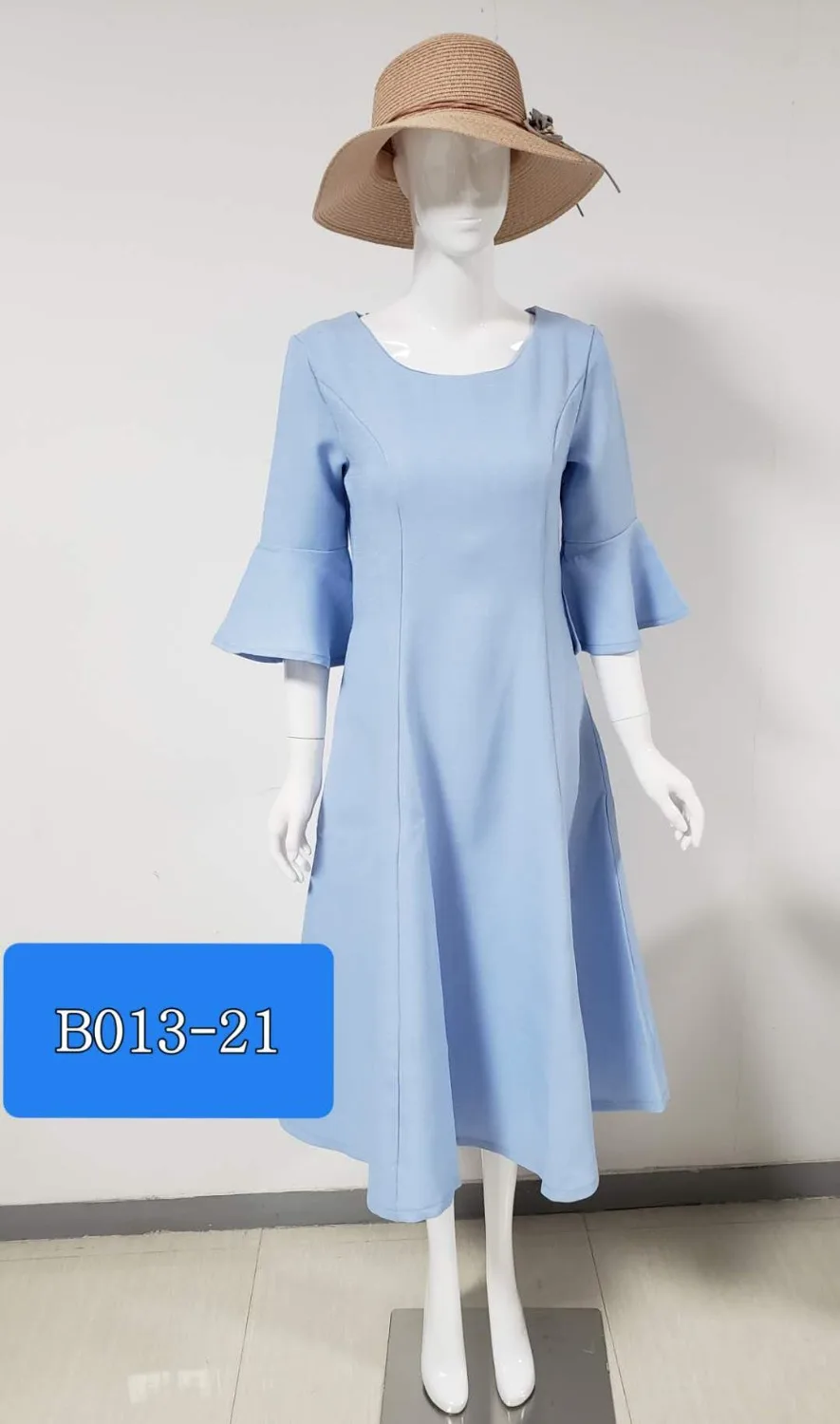 

2019 summer women clothing pure color middle sleeve style dashiki famous brand stripe long dresses Length