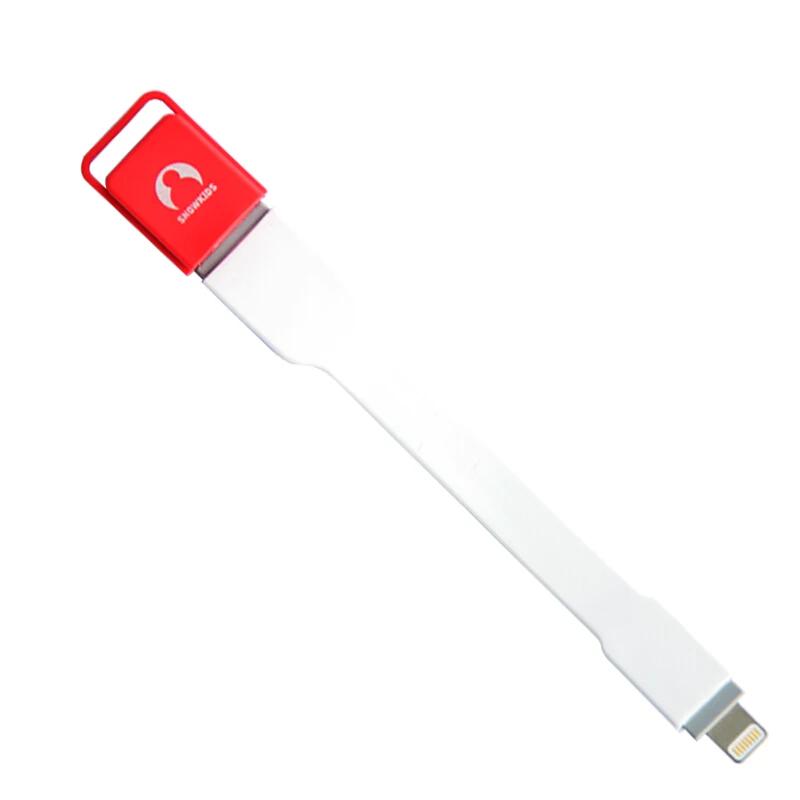 Snowkids 10 cm Cable para iPhone 7 6X8 5 XR Xs Max portátil Cable de datos de carga rápida