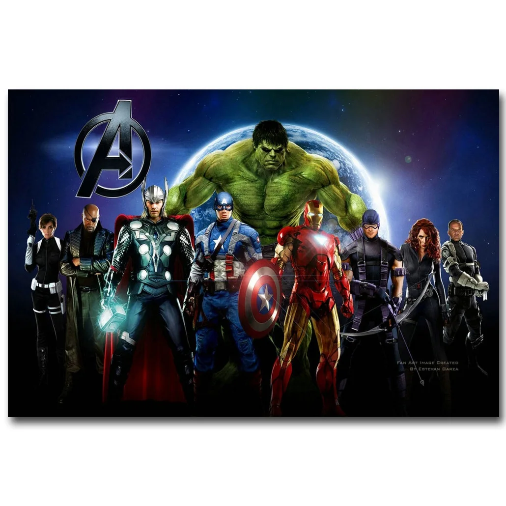 Мстители 2 Возраст Альтрона Искусство Шелковый плакат печать 13x20 дюймов фильм о