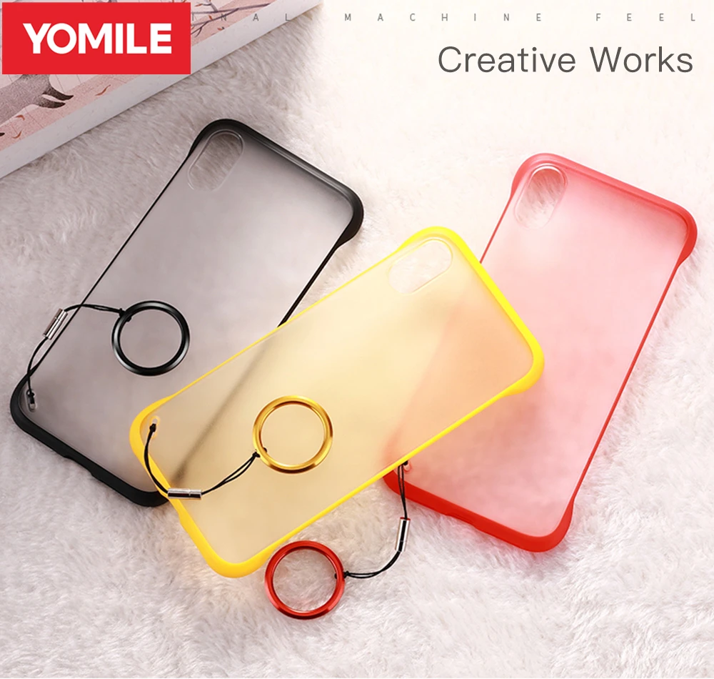 

Transparent Frameless Cases For Xiaomi Mi 9 SE Mi9 Clear Hybrid Crystal Redmi K20 Pro Hard PC Matte Cover Mi8 Mi 8 Explorer Ring