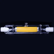 ETONTECK светодиодный Cob R7S стеклянная трубка 118 мм 78 мм вместо галогенной лампы 220 В-240 В энергосберегающий мощный R7S светодиодный светильник 15 Вт 30 Вт