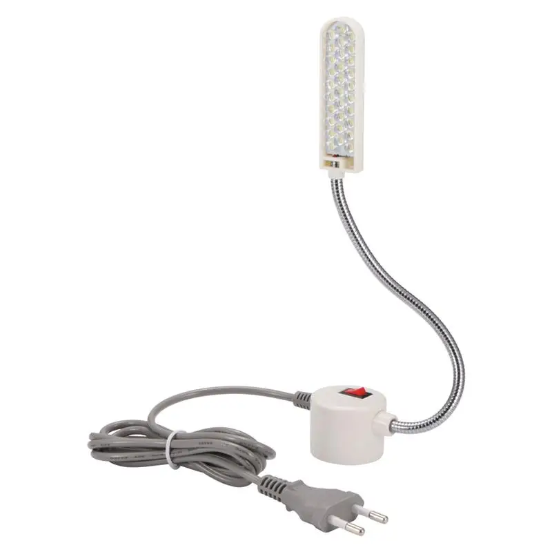 12/20/30LED Портативный светильники для швейной Машинки с магнитным креплением для швейной машины лампа на гибкой ножке для всех светильники для швейной машинки Инж - Цвет: 30 LED EU PLUG